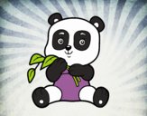 Un oso panda