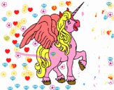 Unicornio con alas