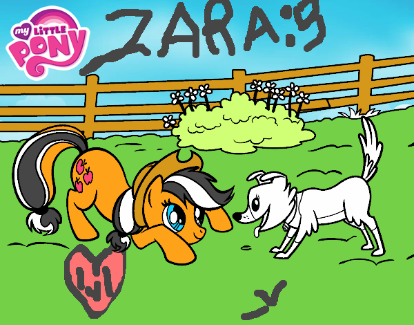 Applejack y Winona