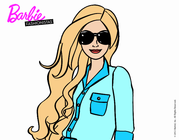 Barbie con gafas de sol