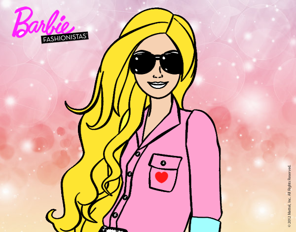 Barbie con gafas de sol