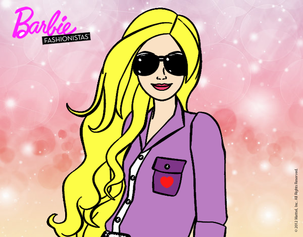 Barbie con gafas de sol