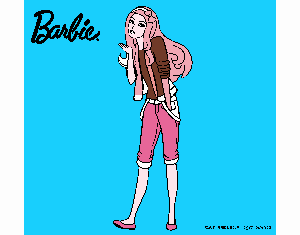 Barbie con look casual