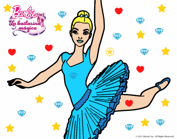 Barbie bailarina azul