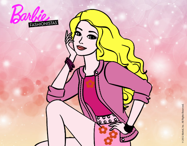 Barbie  posa para la foto