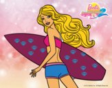 Barbie surfera