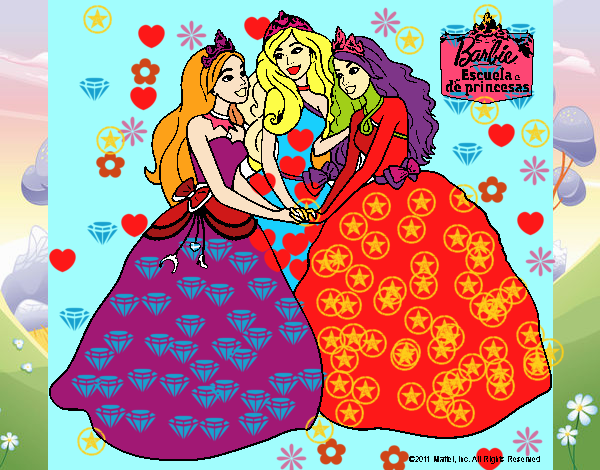 Barbie y sus amigas princesas