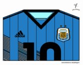 Camiseta del mundial de fútbol 2014 de Argentina