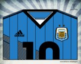 Camiseta del mundial de fútbol 2014 de Argentina