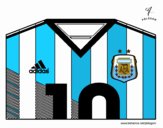 Camiseta del mundial de fútbol 2014 de Argentina