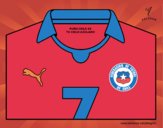 Camiseta del mundial de fútbol 2014 de Chile