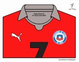 Camiseta del mundial de fútbol 2014 de Chile