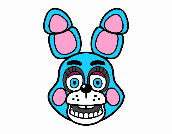 Cara de Toy Bonnie de Five Nights at Freddy's