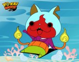 Jibanyan saludando