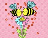 Pareja de abejas