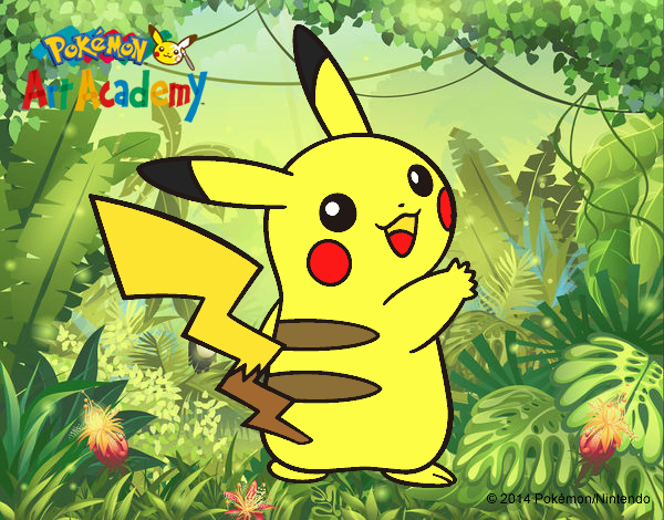 Pikachu de espaldas