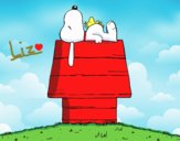 Snoopy durmiendo