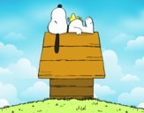 Snoopy durmiendo