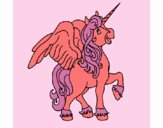 Unicornio con alas