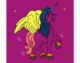 Unicornio con alas