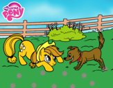 Applejack y Winona