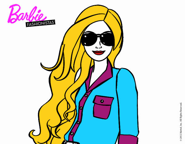 Barbie con gafas de sol