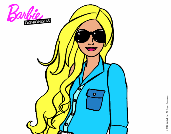 Barbie con gafas de sol