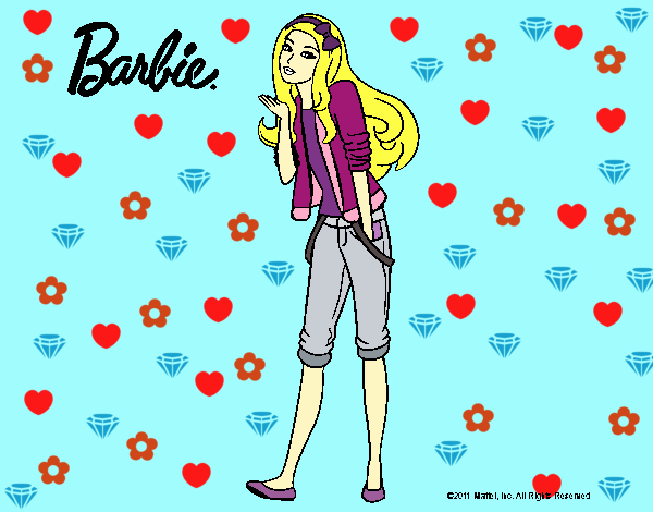 Barbie con look casual