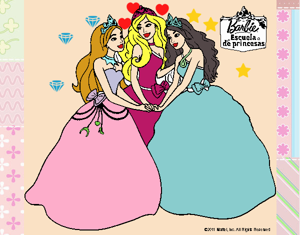 Barbie y sus amigas princesas