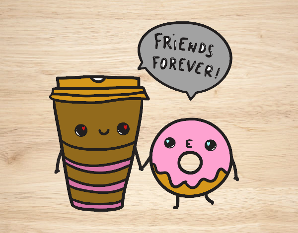 Café y donut