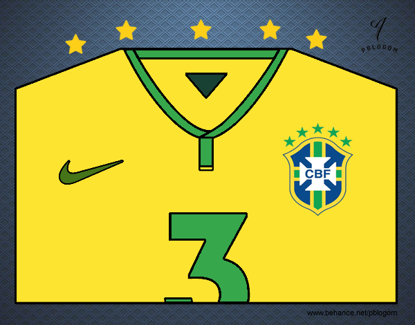 CAMISETA OFICIAL DE BRASIL