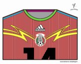 Camiseta del mundial de fútbol 2014 de México