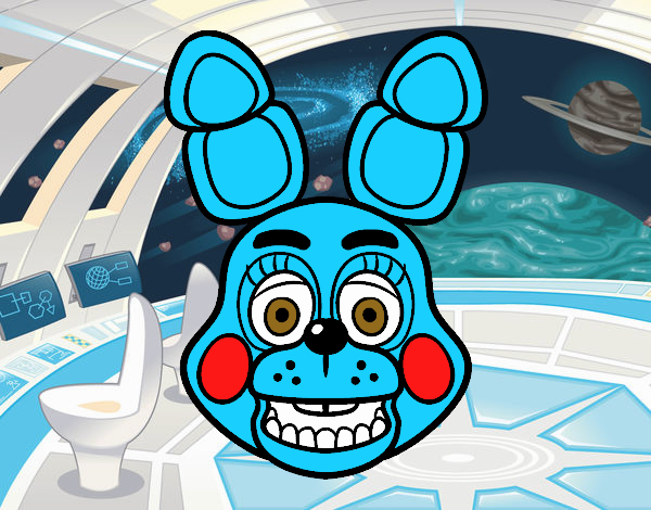 Cara de Toy Bonnie de Five Nights at Freddy's