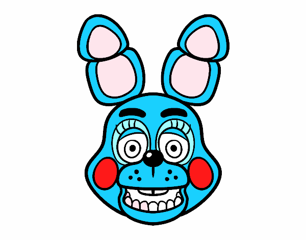 Cara de Toy Bonnie de Five Nights at Freddy's