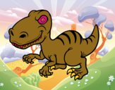 Dinosaurio velociraptor