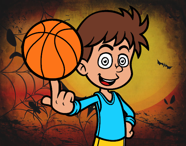 Jugador de baloncesto junior