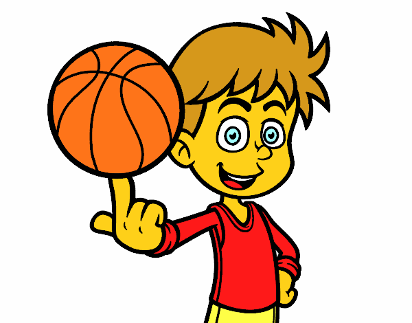 Jugador de baloncesto junior