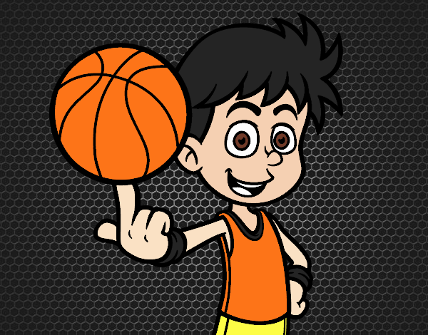 Jugador de baloncesto junior