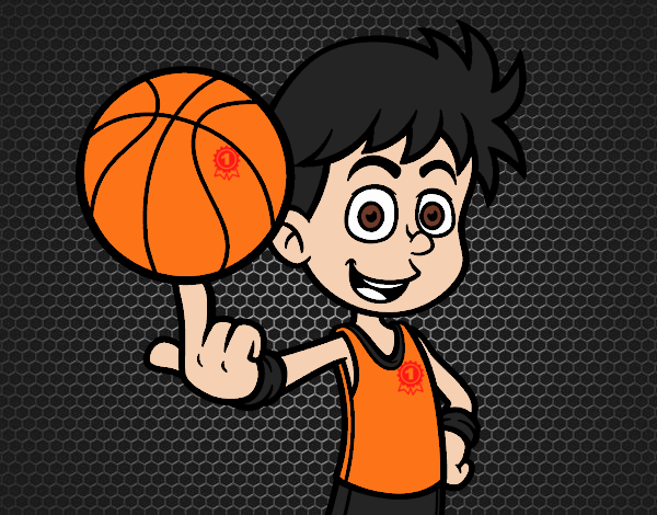 Jugador de baloncesto junior