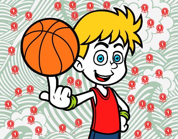 Jugador de baloncesto junior