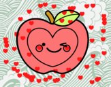 Manzana corazón