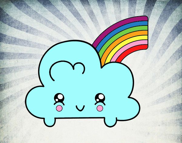 Nube kawaii