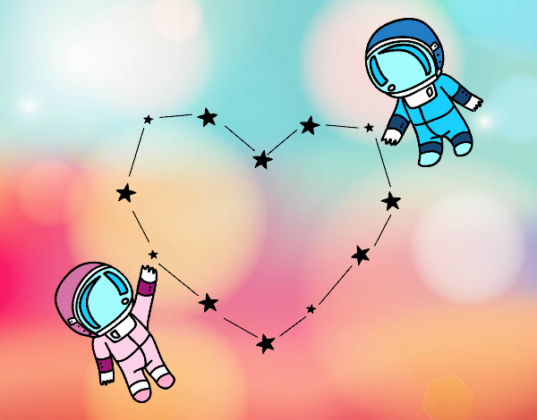 astronautas enamorados