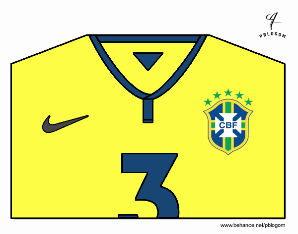 Camiseta del mundial de fútbol 2014 de Brasil