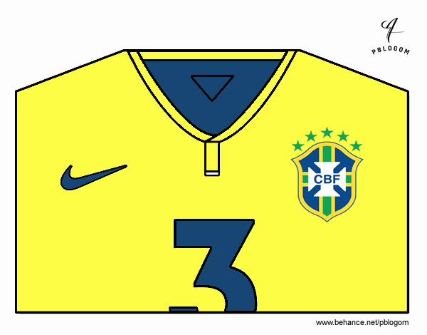 Camiseta del mundial de fútbol 2014 de Brasil