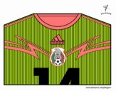 Camiseta del mundial de fútbol 2014 de México