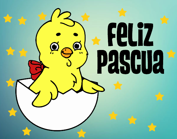 Dibujo de Feliz Pascua a todos pintado por en Dibujos.net ...