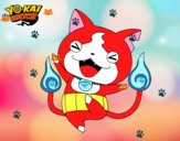 Jibanyan feliz