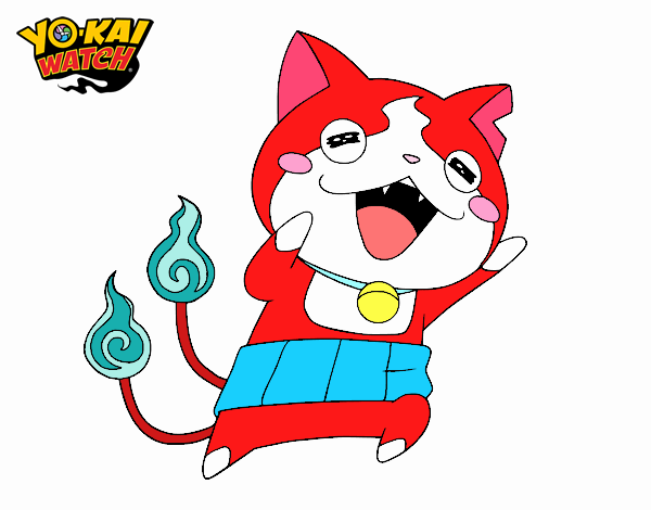 Jibanyan super feliz