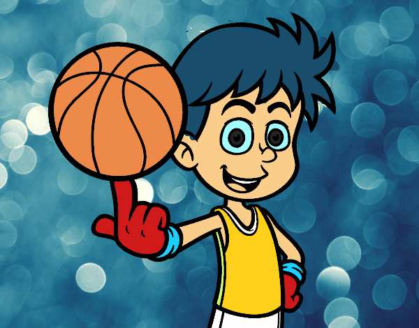 Jugador de baloncesto junior